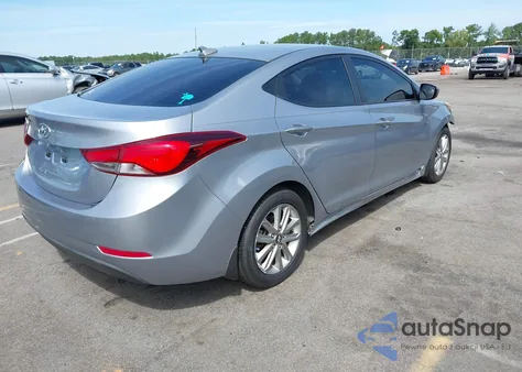 2016 Hyundai Elantra Se из США, поврежденный, VIN 5NPDH4AE1GH725356